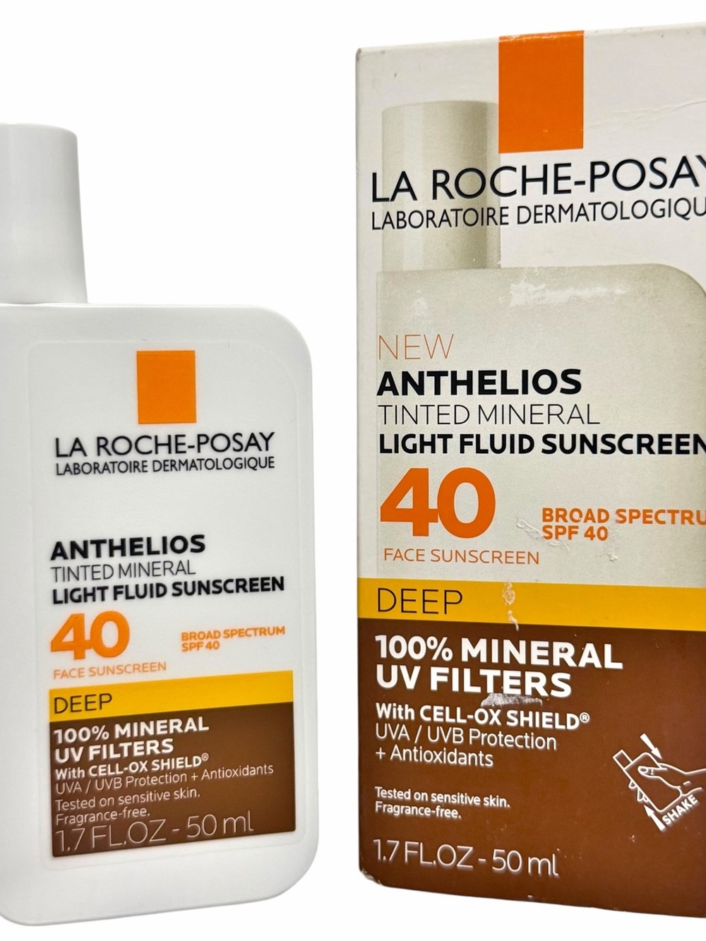 LA ROCHE-POSAY Tinted Mineral Sunscreen SPF 40 ~ DEEP ~ New in Box